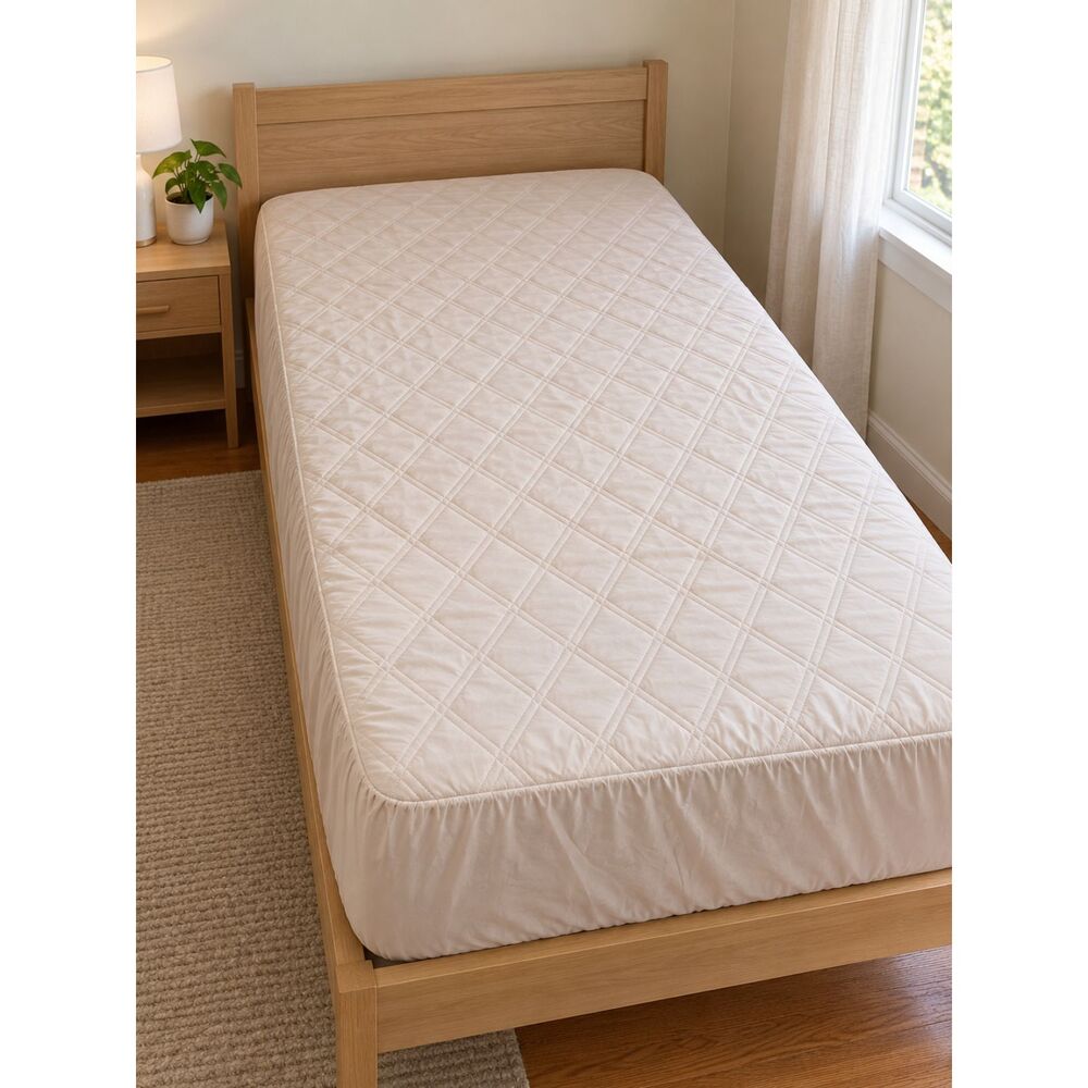 Set of 2 - New Twin Quilted Mattress Cover – Deep Pockets